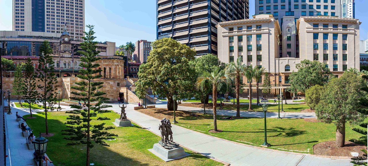 Anzac Square in Brisbane's CBD