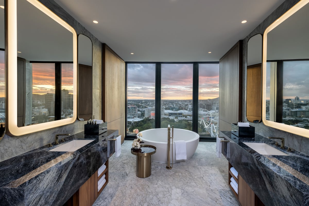 Beautiful view of Penthouse Suite Bathroom