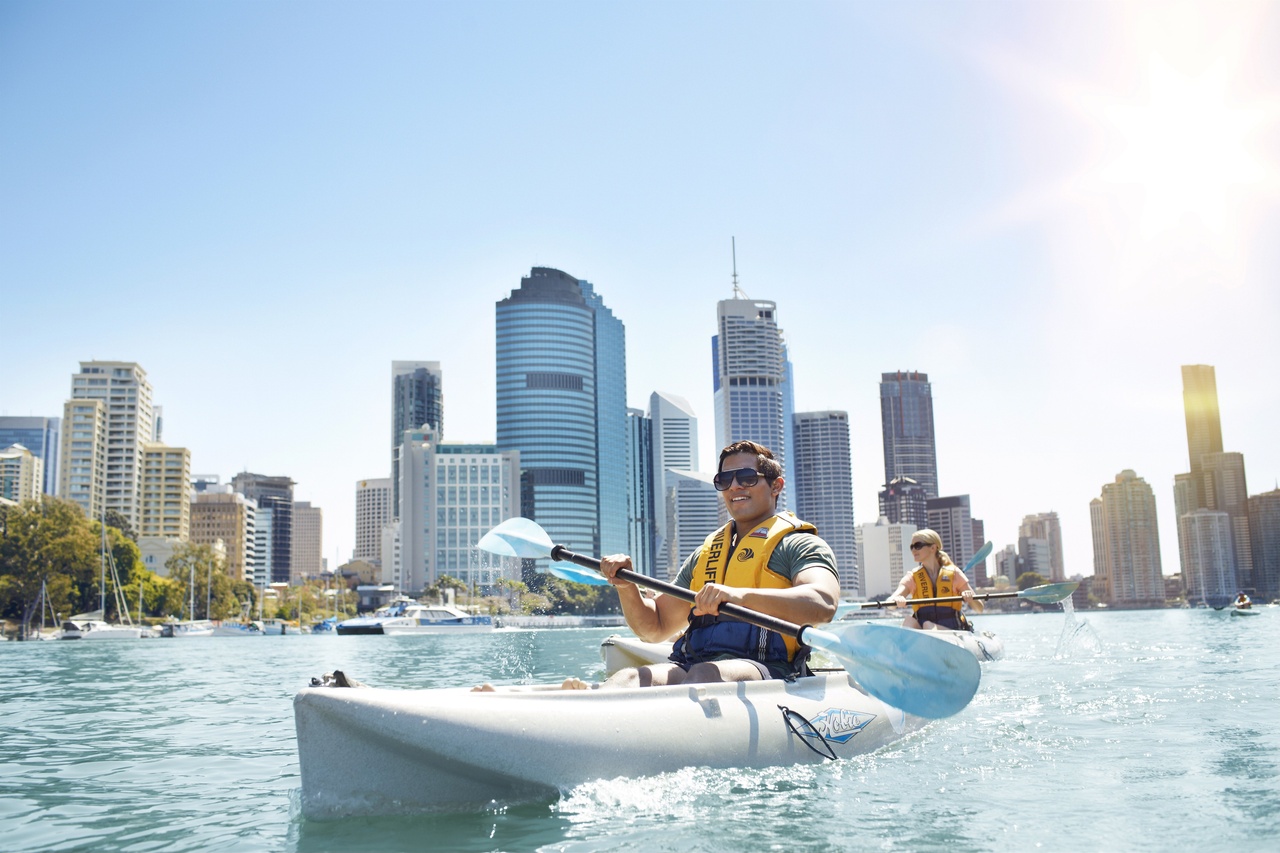 Riverlife Daytime Kayak Tour on Brisbane River