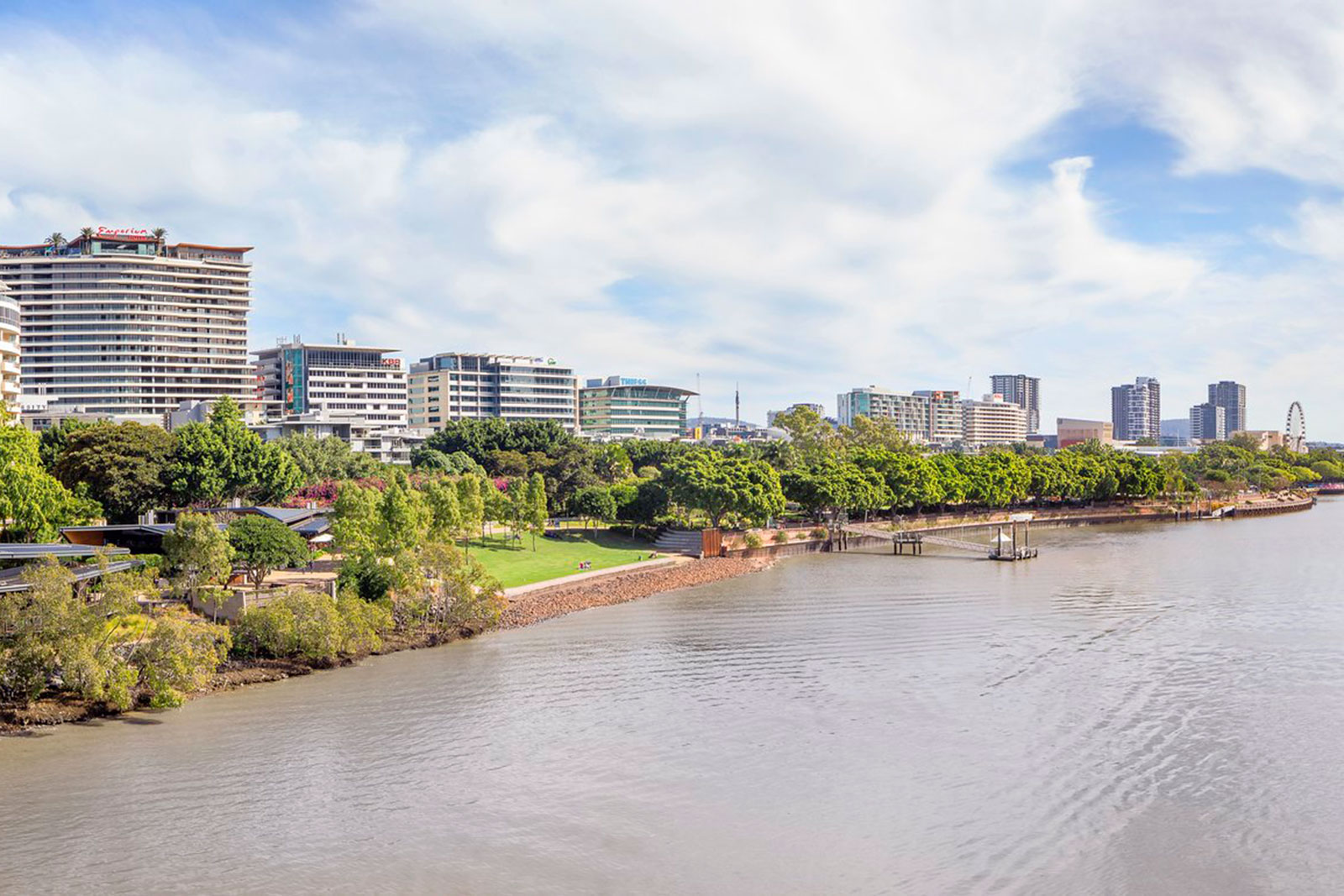 Brisbane River and South Bank Parklands