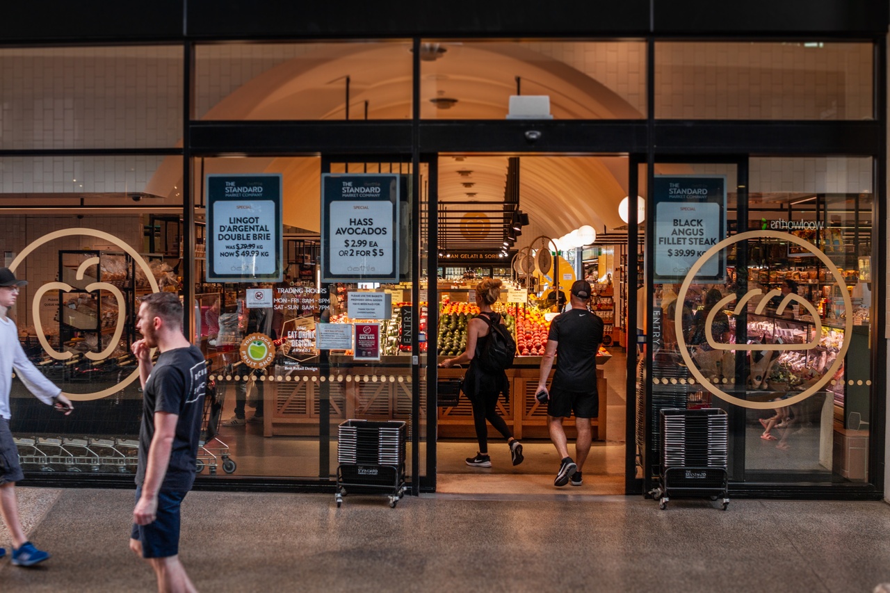 An exterior image of a local boutique grocery store at the Gasworks at Newstead and Teneriffe.