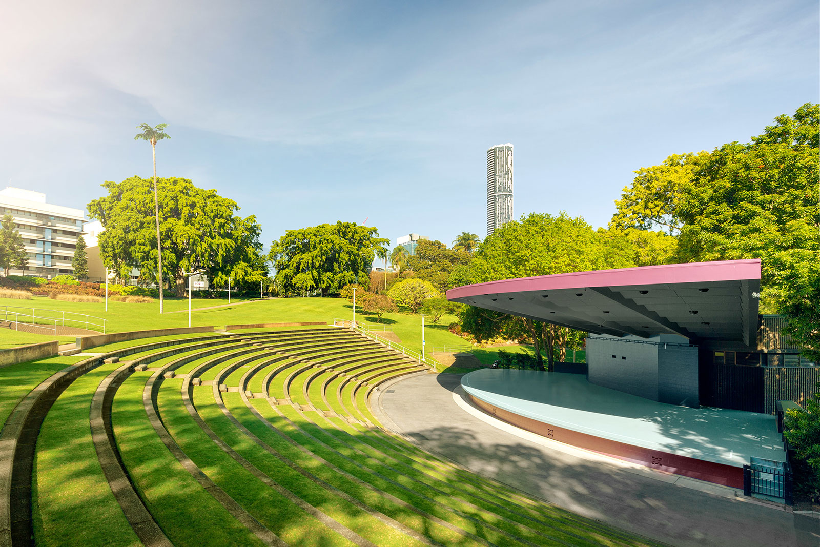 Amphitheatre Roma Street Parkland view from seating